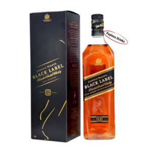 Buy Johnnie Walker Black Label 12 Year Blended Scotch Whisky Bottle 1 L online in Accra, Ghana from payless drinks and get it delivered to you.